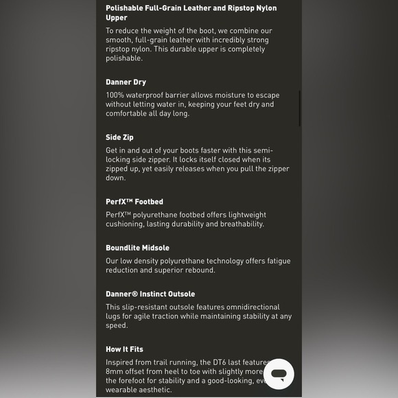 Danner Instinct Tactical Side-Zip Boots - Picture 7 of 10